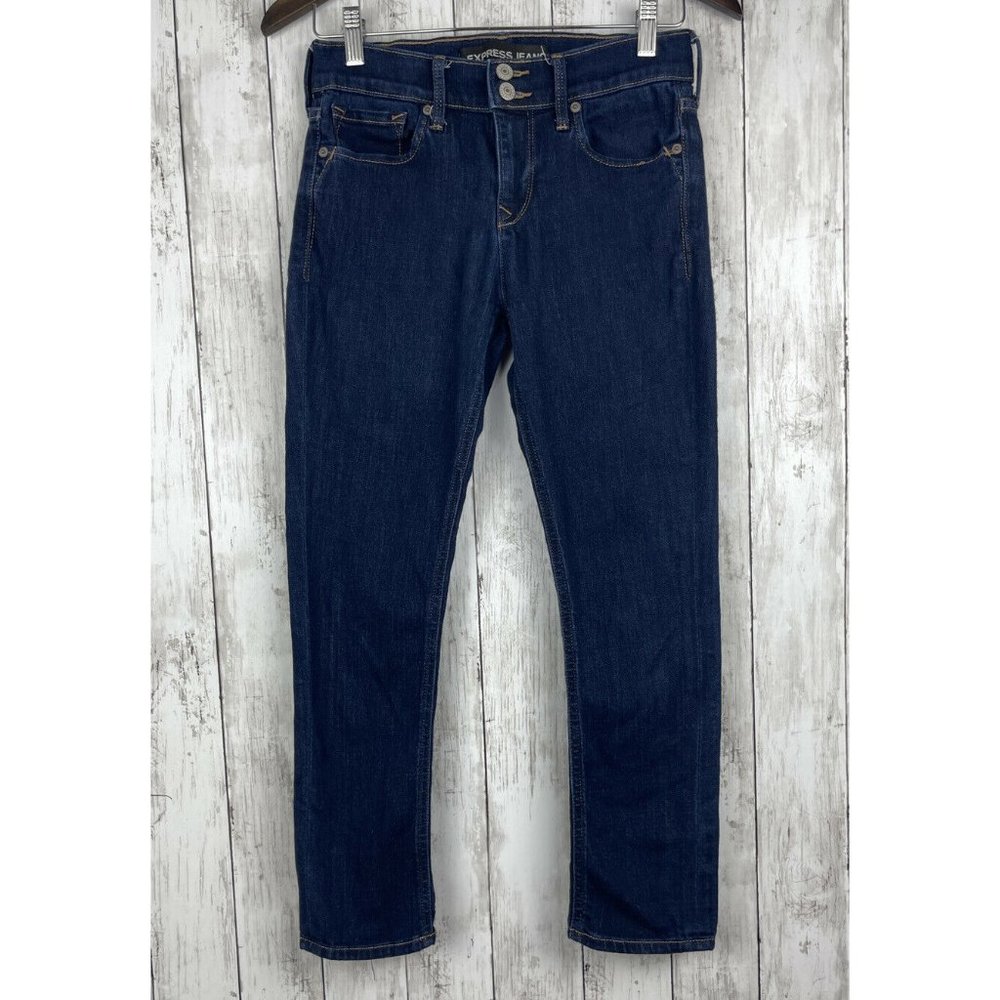 Express Cropped Leggings Mid Rise Skinny Jeans Size 2